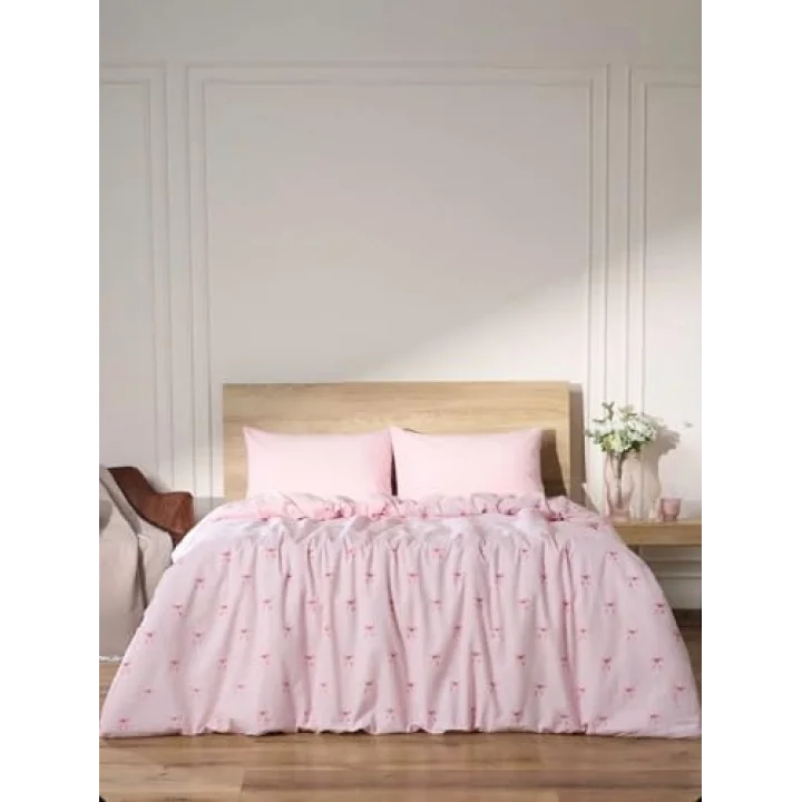 Fiyonk desen çift kişilik nevresimseti - 90
