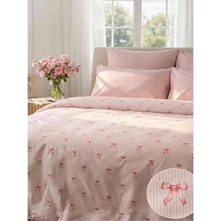Fiyonk desen çift kişilik nevresimseti - 90