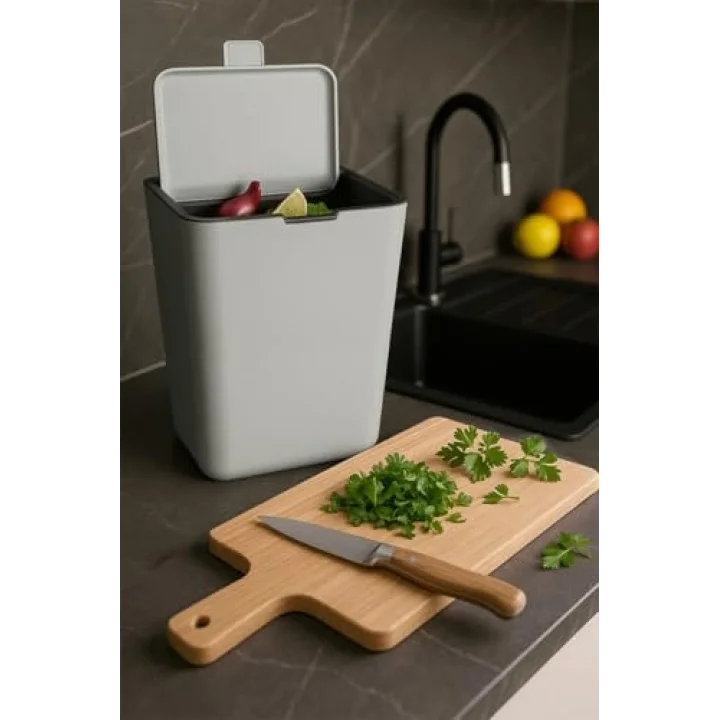 FLIP ÇÖP KOVASI-GRİ