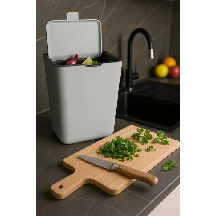 FLIP ÇÖP KOVASI-GRİ