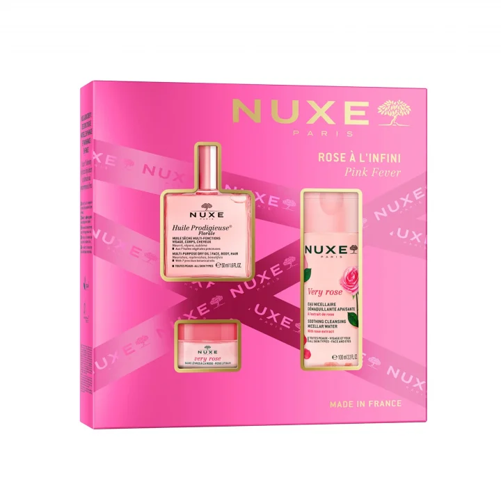 FLORAL ÇİÇEKSİ İKONİK SET - Rose à LInfini Hediye Seti - Pink Fever