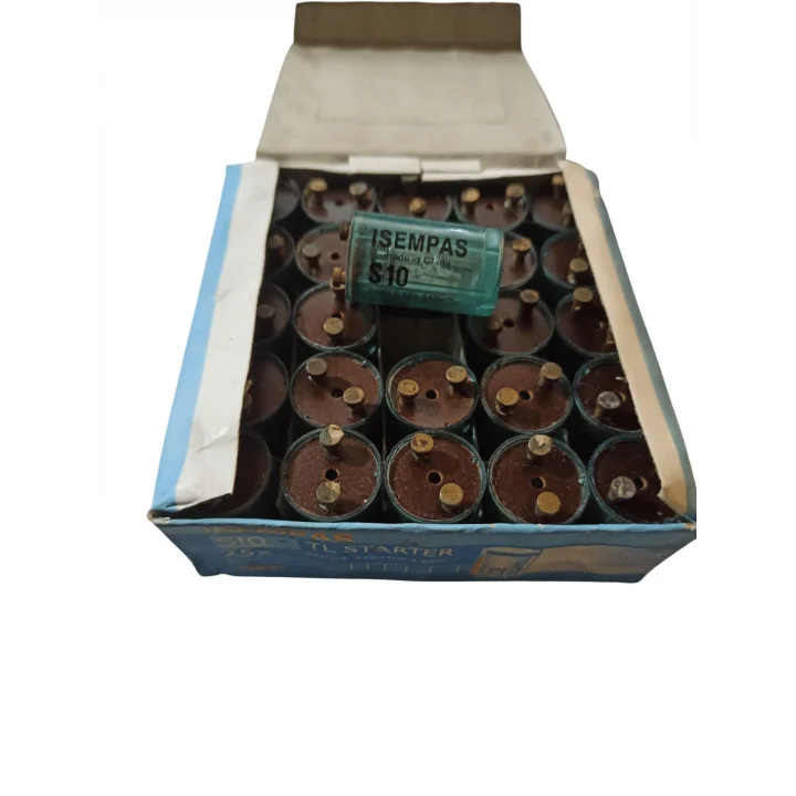 Mey İthalat® Floresan S10 Starter 220-240V 4-80 Watt 1 Paket (25 Adet)