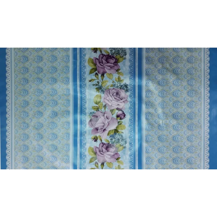 Mey İthalat® Florista Lisa Mavi Masa Örtüsü 1 Metre