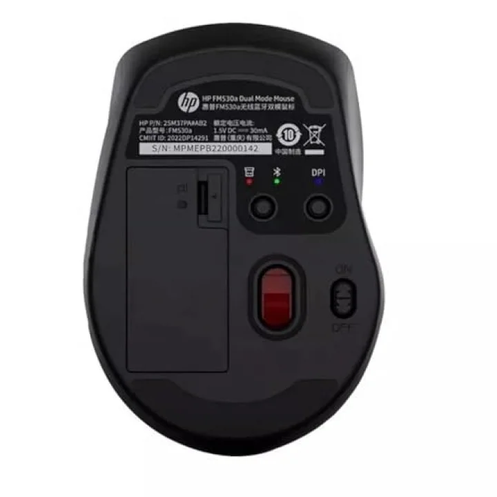 FM530A Çift Modlu Bluetooth Wireless Kablosuz Sessiz Mouse 1600Dpi Mac Uyumlu