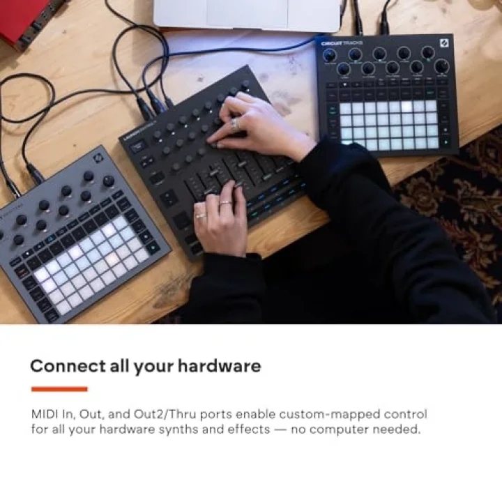 Focusrite Launch Control XL 3, USB ile Güçlendirilmiş, 8 Fader, 24 Sonsuz Kodlayıcı, 5-Pin MIDI G/Ç ve Müzik Yazılım Paketi ile DAW ve Donanım Entegrasyonu için MIDI Kontrol Yüzeyi ve Mikser