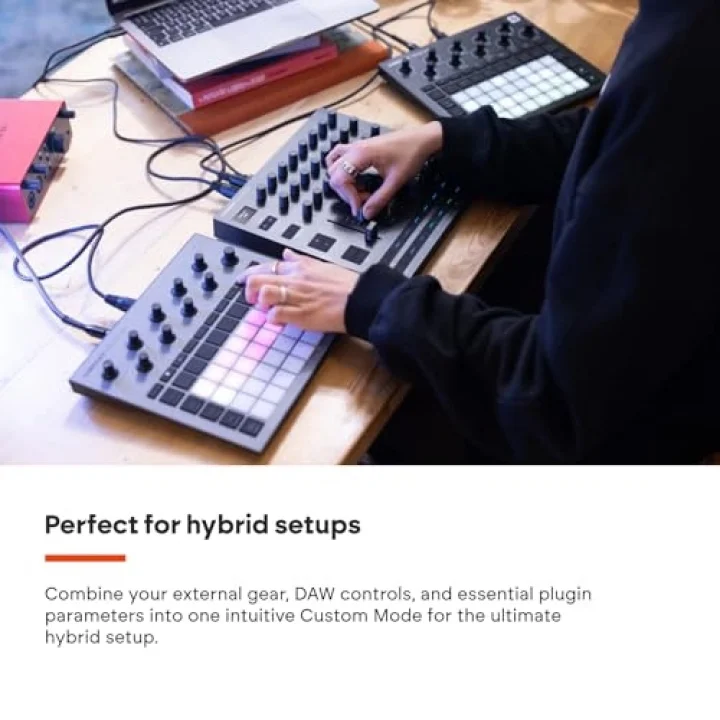Focusrite Launch Control XL 3, USB ile Güçlendirilmiş, 8 Fader, 24 Sonsuz Kodlayıcı, 5-Pin MIDI G/Ç ve Müzik Yazılım Paketi ile DAW ve Donanım Entegrasyonu için MIDI Kontrol Yüzeyi ve Mikser