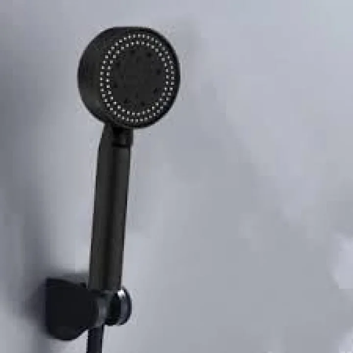 fonksiyonlu Yüksek Basınçlı Duş Hortum, Siyah Duş Seti, 150 cm