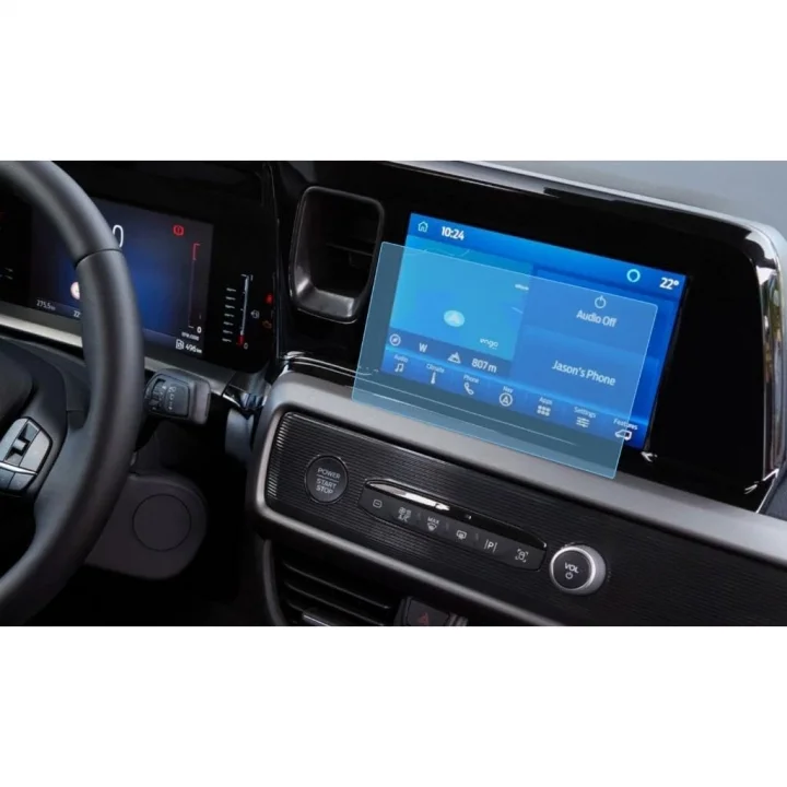 Ford Tourneo Courier Multimedya 8 İnç İle Uyumlu Ekran Koruyucu Şeffaf