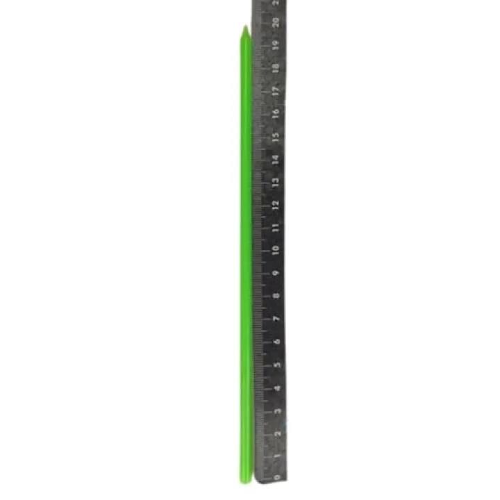 Fosforlu Yeşil Çubuk Mum 20 cm 6 Adet
