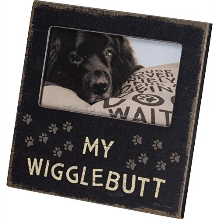Fotoğraf Çerçevesi - My Wigglebutt - 15,24 cm x 15,24 cm