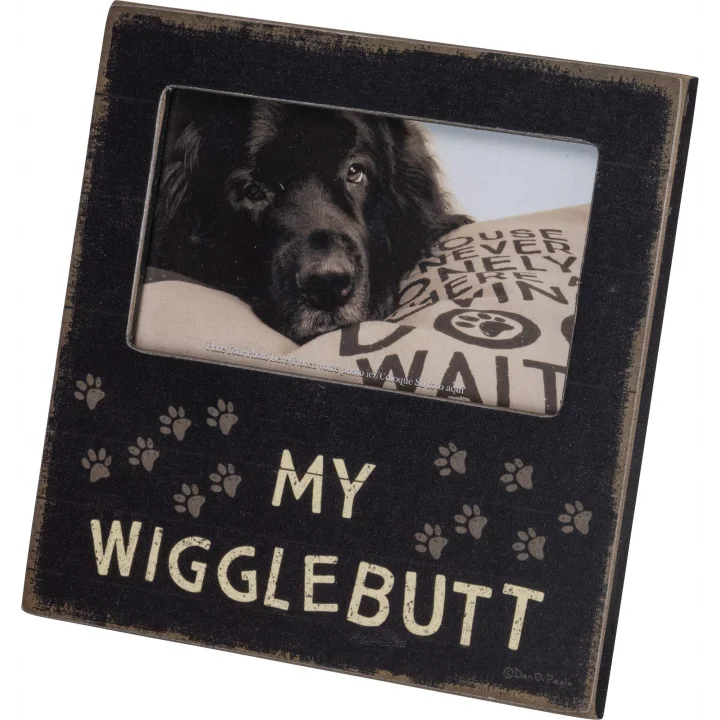 Fotoğraf Çerçevesi - My Wigglebutt - 15,24 cm x 15,24 cm