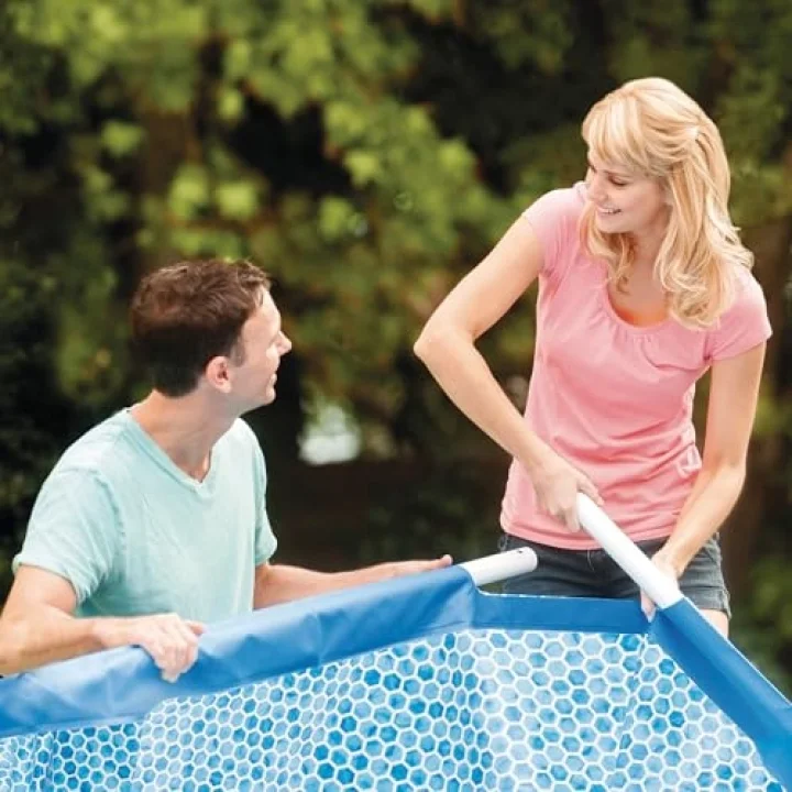 Frame Pool Set Rondo Ø 244 x 51 cm, mavi, 28205NP
