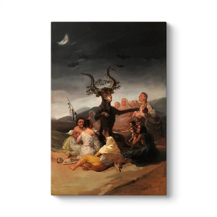 Francisco Goya - Cadıların Şabatı Tablosu 30 x 45