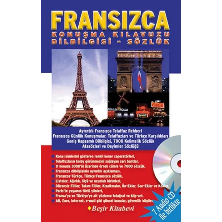 Fransızca Konuşma Kılavuzu Dilbilgisi - Sözlük (CDli)