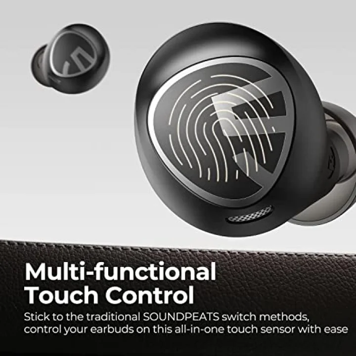 Free2 Classic, Kablosuz Bluetooth V5.1 Kulaklık IPX5 Suya Dayanıklı Kulak İçi Bluetooth Kulaklık, Dahili Mikrofonlu, 30 Saat Çalma Süresi Siyah …