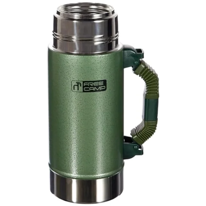 Freecamp Marvel Termos, 700 ml, Unisex, Çelik, BPA İçermez, 12 Saat Sıcak, 24 Saat Soğuk Tutma, Yeşil