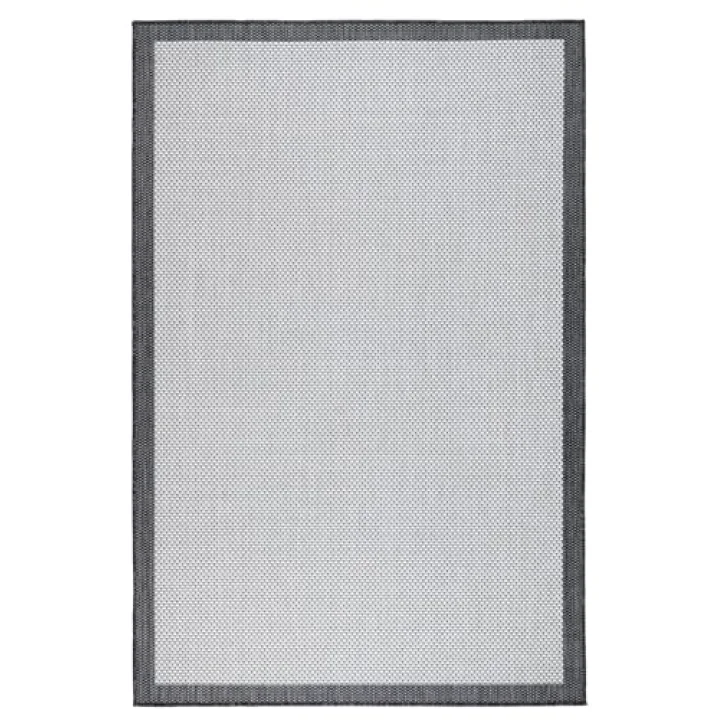 Fresco Ekru Siyah Sisal Halı 23745A 80 x 150
