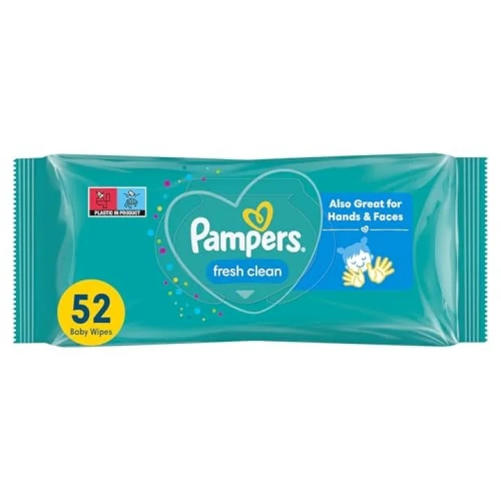 Fresh & Clean Islak Bebek Mendili, 1 paket, 52 Islak Mendil