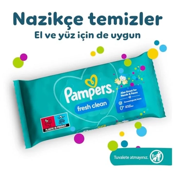 Fresh & Clean Islak Bebek Mendili (3 paket = 156 Islak Mendil)