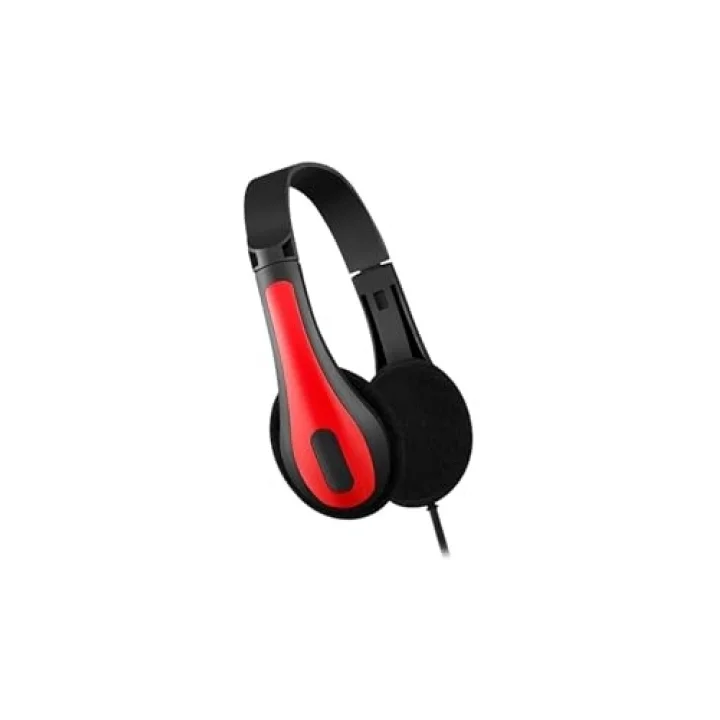 Frisby FHP-125R Mikrofonlu Kulak Üstü Siyah-Kırmızı Kulaklık