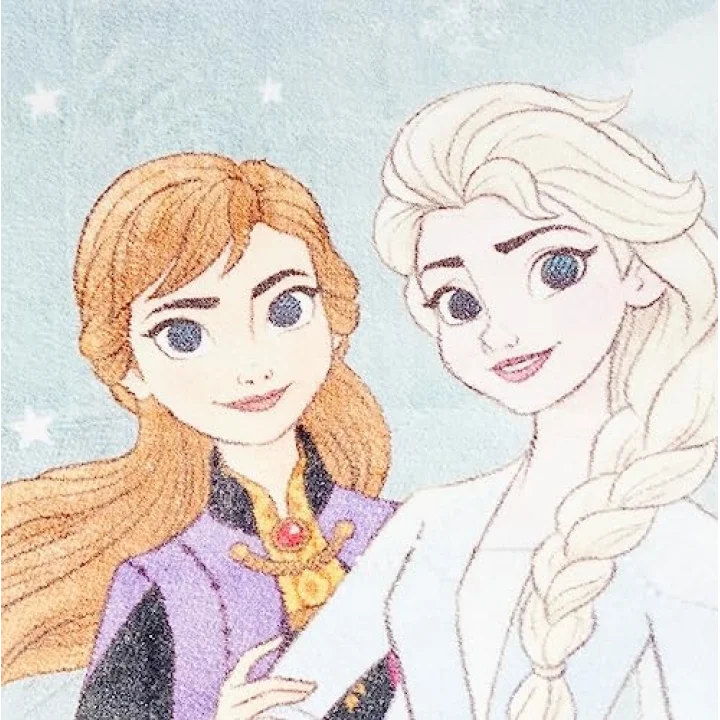 Frozen 2 Winter Lisanslı Karakter Baskılı Polyester Halı, Çok Renkli, 80 x 120 cm