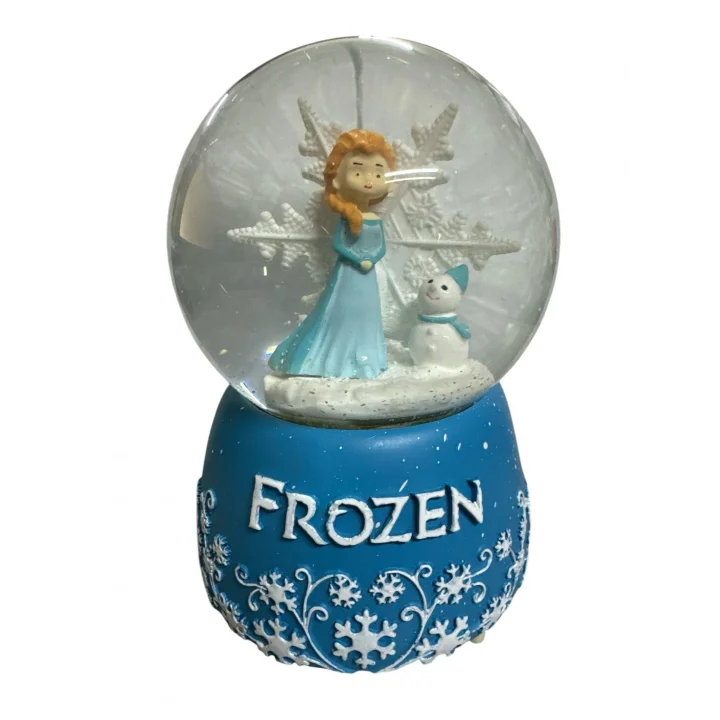 Frozen Kardan Adam Müzikli Işıklı Püskürtmeli Büyük Boy Kar Küresi