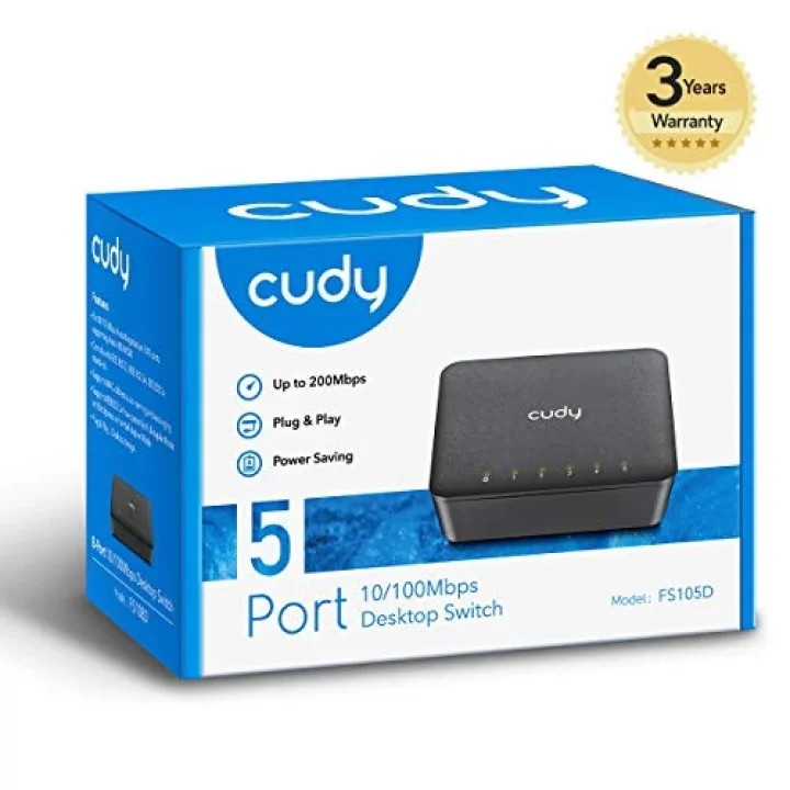 FS105D 10/100Mbps 5 Port Megabit Switch