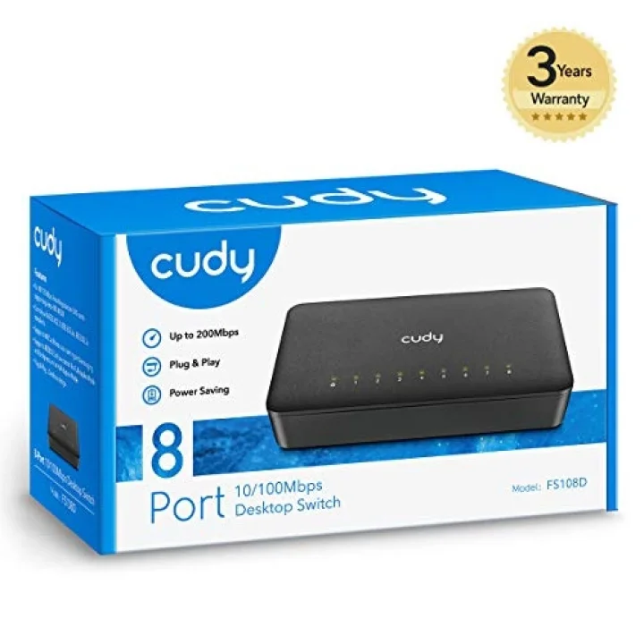 FS108D 10/100Mbps 8 Port Megabit Switch