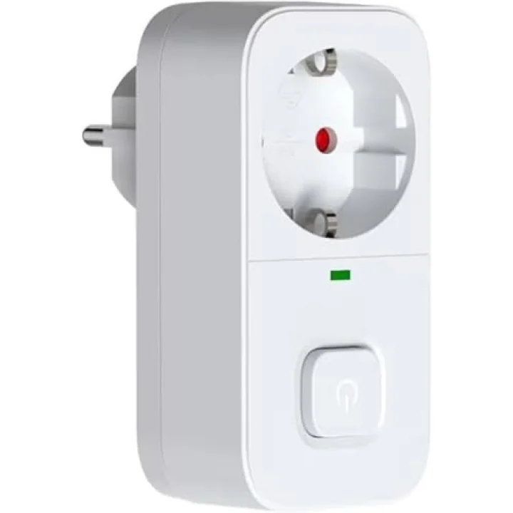 FTR-16 Akıllı Priz, 3680W, 250V/16A, Aşırı Akım Koruması, On/Off Düğmeli, Beyaz, Duvar Tipi