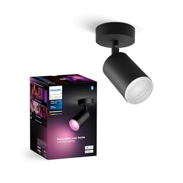 Fugato Akıllı Led Spot Lamba 1x4.2W (Siyah) v2-25.000 Saat Ampul Kullanım Ömrü