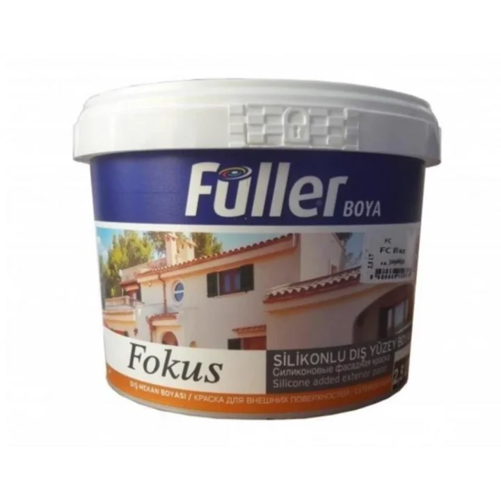 Mey İthalat® Füller Focus Silikonlu Dış Cephe Boyası 3,5 Kg Beyaz