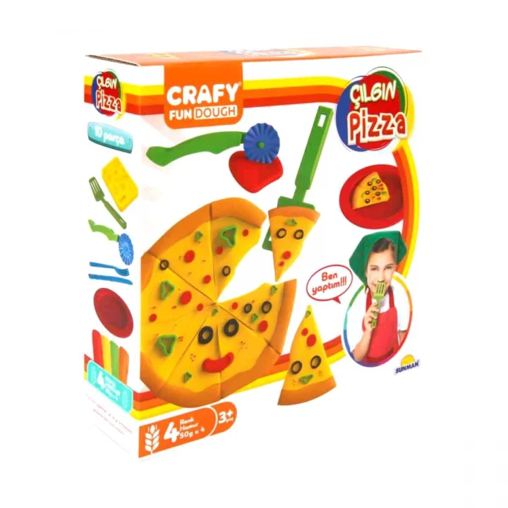 Fun Dough Çılgın Pizza Oyun Hamuru Seti 200 gr