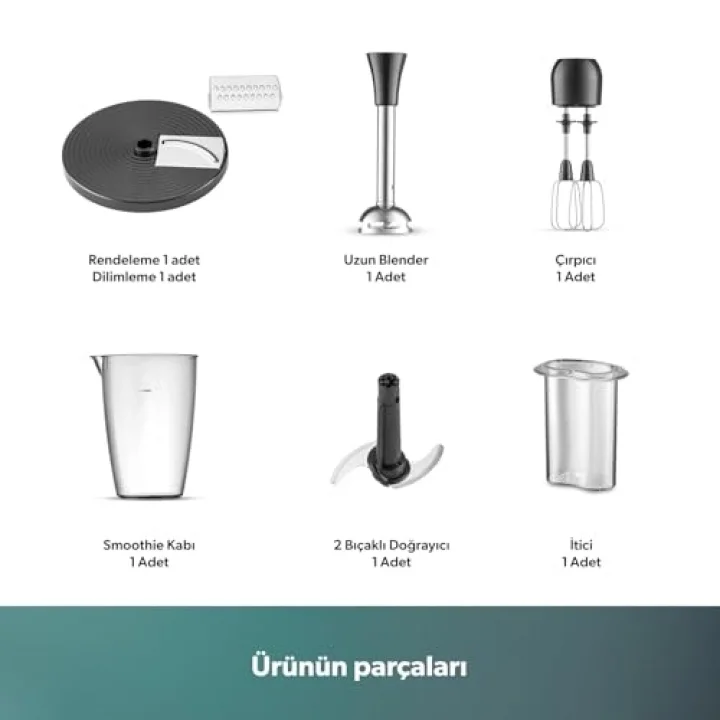 Functionall 2851H Mutfak Robotu Siyah Kırmızı