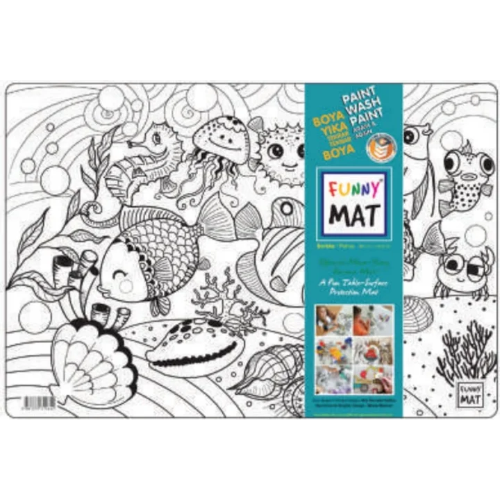 Funny Mat - Balıklar 33,5x48cm