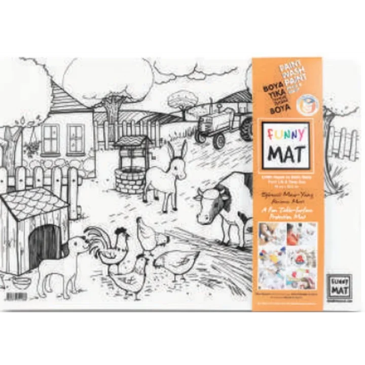 Funny Mat - Çiftlik Ve Derin Deniz 33,5 x 48 cm
