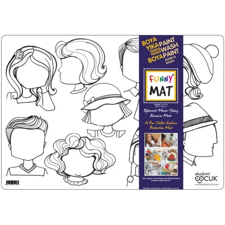 Funny Mat - Duygular - Küçük 33,5x48cm