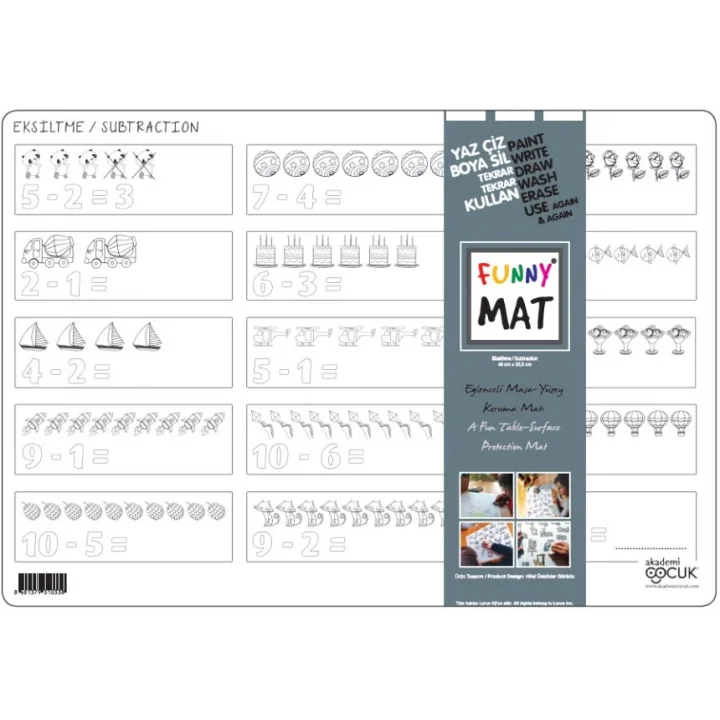 Funny Mat - Eksiltme 33,5x48cm