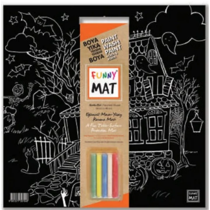 Funny Mat - Korku Evi 40x40cm