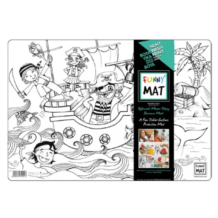 Funny Mat- Korsanlar - 33,5x48cm
