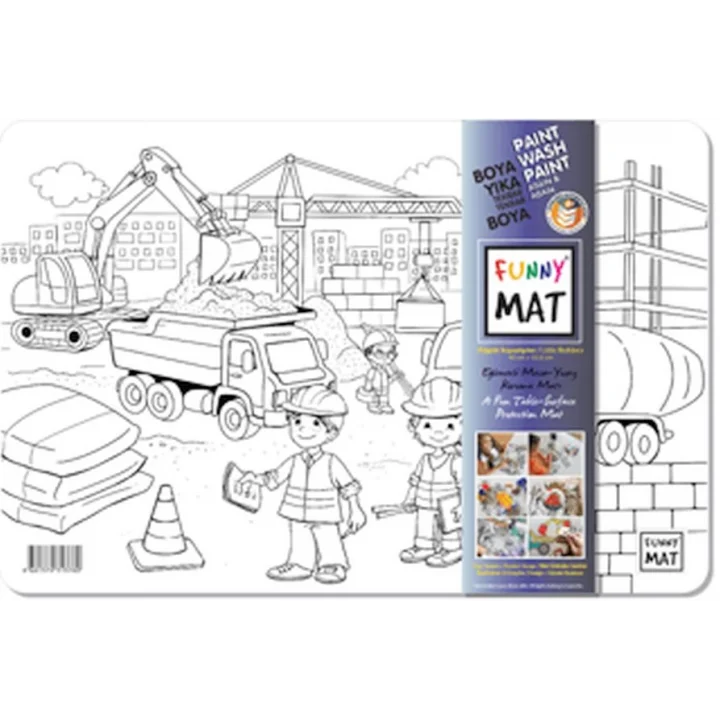 Funny Mat Küçük İnşaatçılar / Little Builders İkili Set