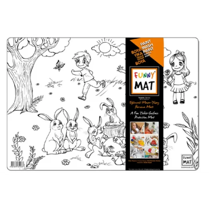 Funny Mat- Tavşanlar - 33,5x48cm