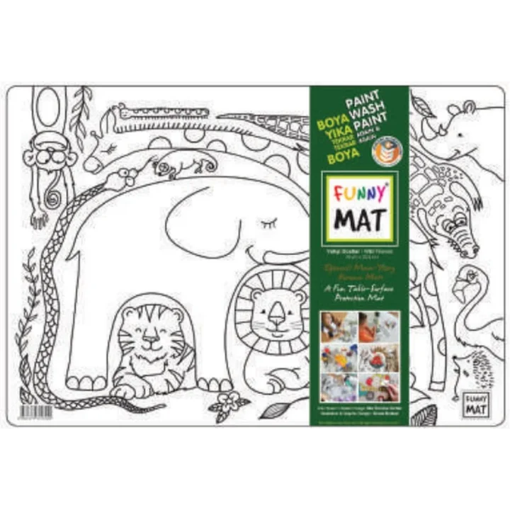 Funny Mat - Vahşi Dostlar 33,5x48cm