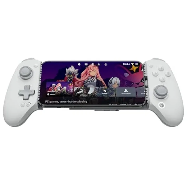 G8 Plus MFi Gamepad, iPhone 15/16/17/iPad Mini ve Android için, iPad Gamepad, Hall çubukları/tetikleyicileri, iki arka düğme, Genshin Impact, PUBG Mobile, Minecraft