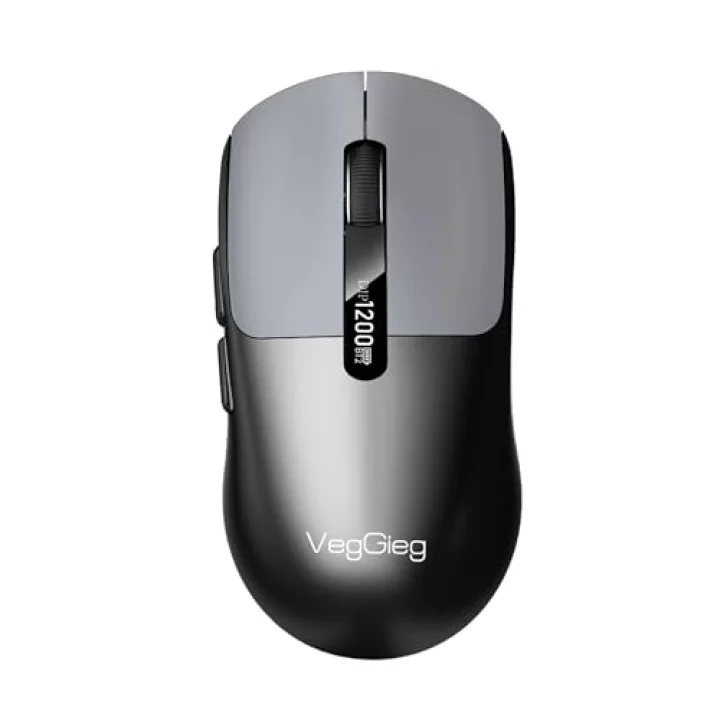 G900 Dual-Mode Bluetooth 5.3 ve 2.4GHz 3600DPI Ekranlı Şarjlı Optik Kablosuz Mouse Siyah