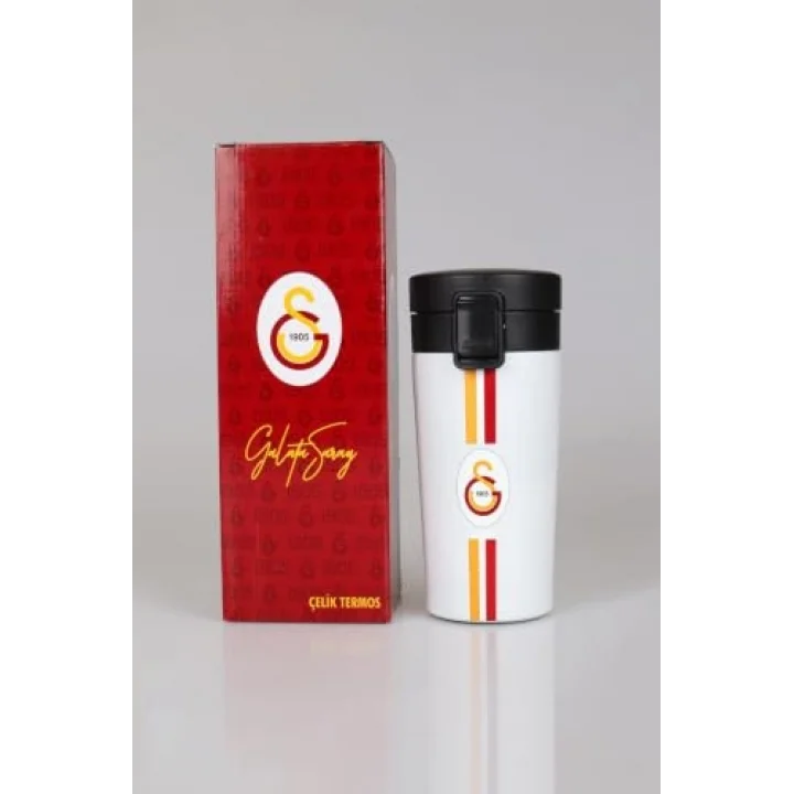 Galatasaray Dekomus Cep Defteri Hediyeli Lisanslı Çelik Termos 400 mL