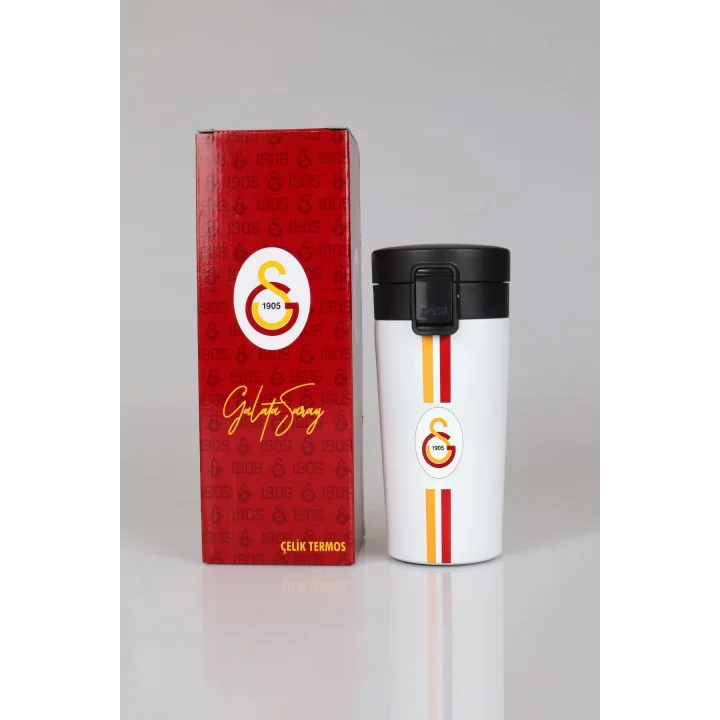 Galatasaray Dekomus Cep Defteri Hediyeli Lisanslı Çelik Termos 400 mL