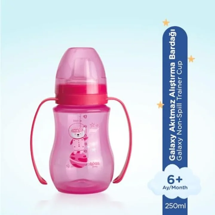 Galaxy Bardak 250 ml - PEMBE