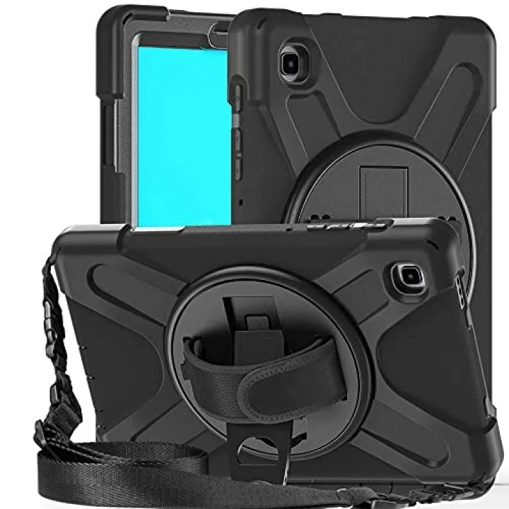 Galaxy ile uyumlu Tab A7 Lite T225 Defender Tablet Silikon Siyah