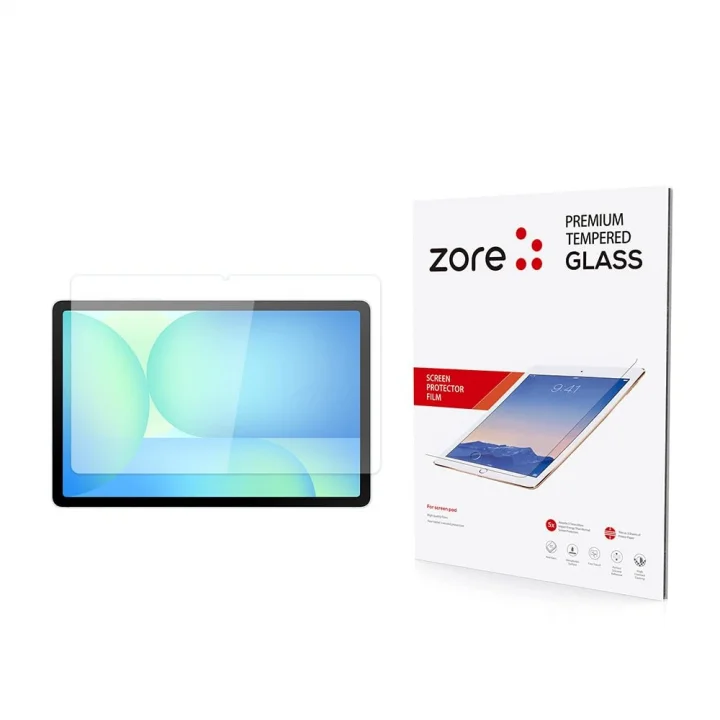 Galaxy ile uyumlu Tab S10 FE Plus Tablet Temperli Cam Ekran Koruyucu Şeffaf