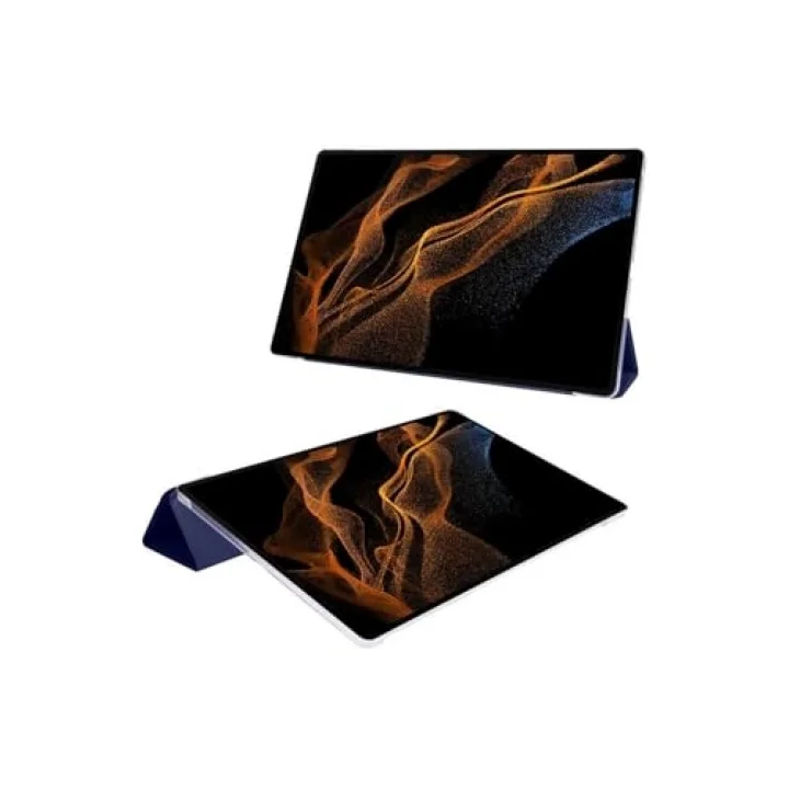 Galaxy ile uyumlu Tab S10 Plus Smart Cover Standlı 1-1 Kılıf Mavi